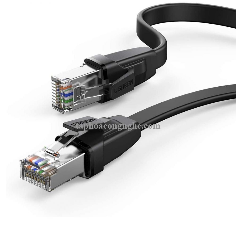 Ugreen 10982 3M CAT8 U-FTP 2000Mhz 30AWG cáp mạng màu đen NW134 30010982